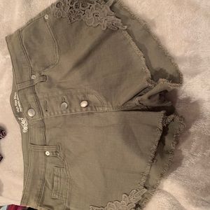 Mossimo olive shorts